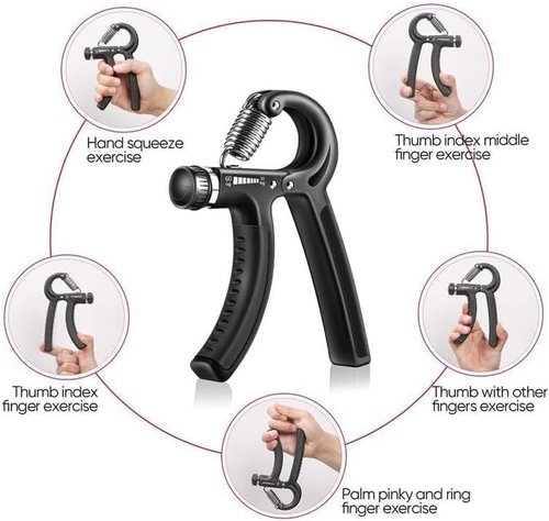 Grip Strength Trainer Kit by [Brand Name] - 5-Piece Set for Hand and Forearm Strengthening | Injury Recovery & Stress Relief