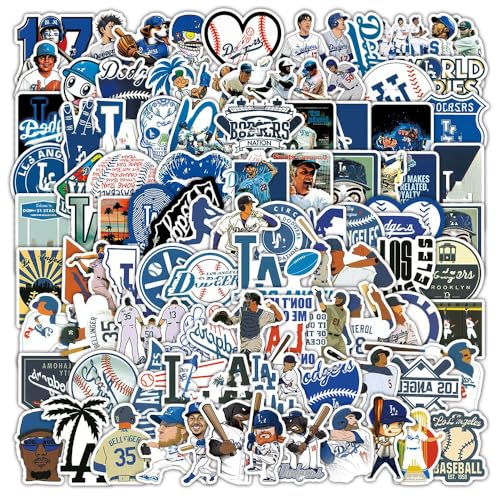 100 Pcs Los Angeles Team Sticker Pack for Water Bottles, Laptops, Cars & More – Mispeed Official