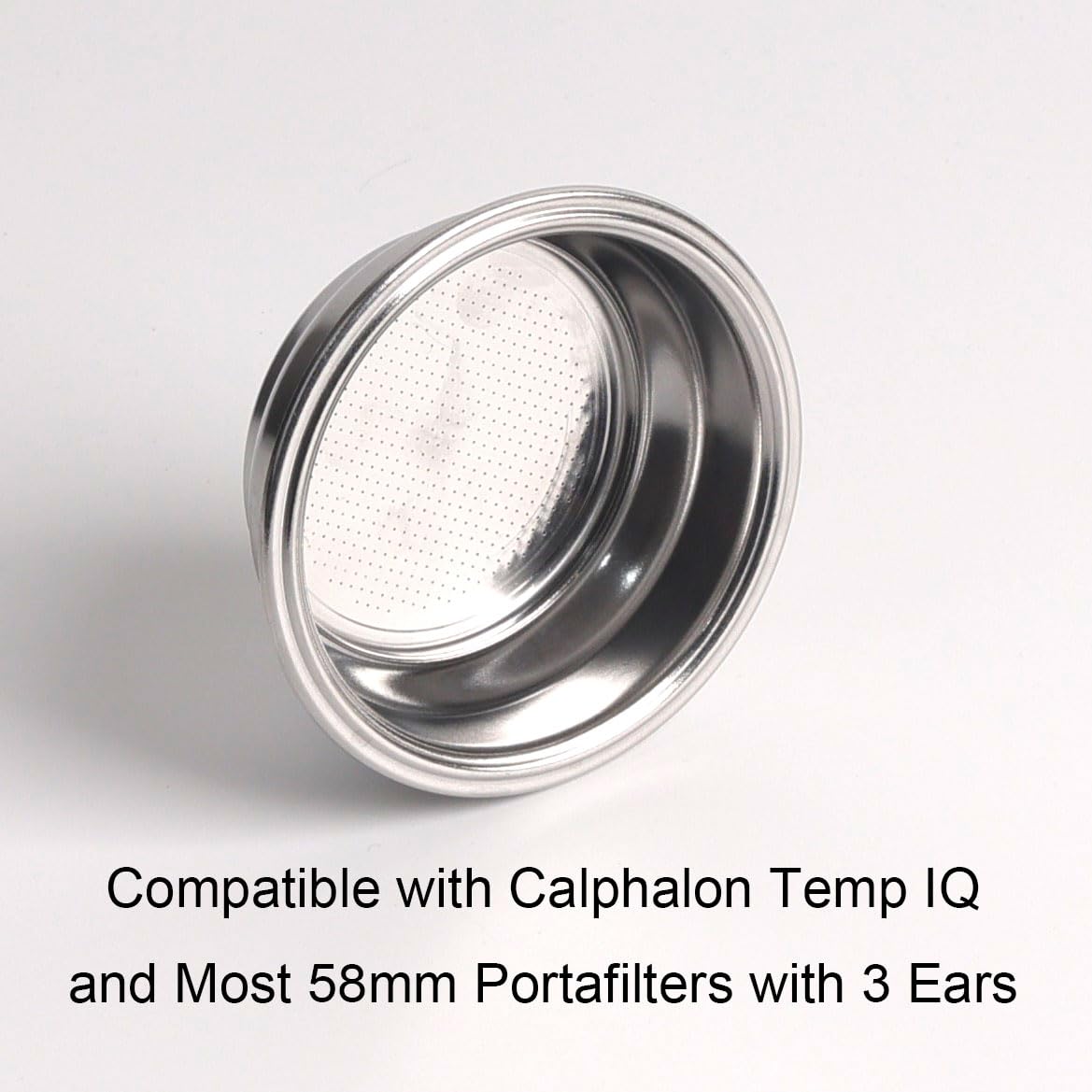 CAPFEI 58mm Pressurized Filter Basket Compatible with Calphalon Temp IQ/Kitchenaid KES6403 - Dual Wall Filter Basket - 2 Cups Capacity