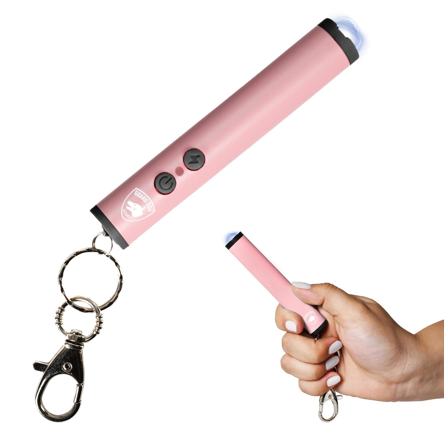 Mini Stun Gun for Self Defense, Smallest Stun Gun for Women, Keychain-Friendly, LED Flashlight, USB-C Rechargeable, Max Strength, Enlight Mini Stun Pen by Guard Dog Security