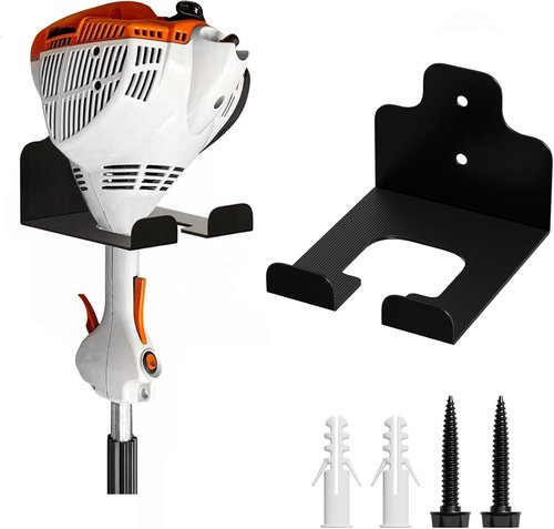 JNIHEEP Garage Organizer - Wall-Mounted Trimmer Rack for Garden Power Tools | Holds Weed Whackers & Hedge Trimmers