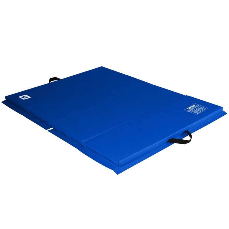 We Sell Mats - 4 ft x 6 ft x 2 in Personal Fitness & Exercise Mat for Home Workout - Lightweight and Folds for Carrying – All Purpose Home Gym Mat – Thick Mat for Yoga, Pilates, Stretches, and Floor Exercises