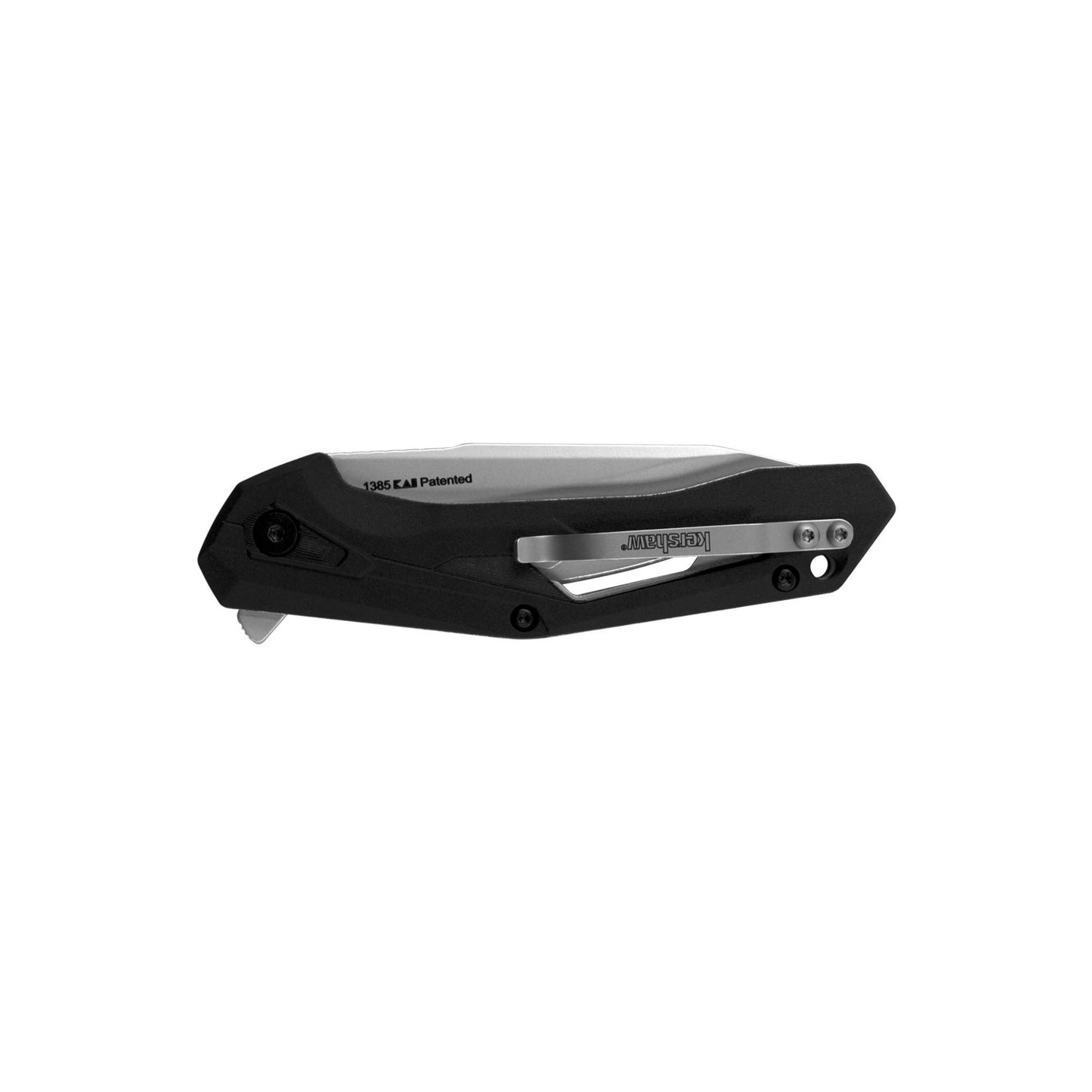 Kershaw Airlock Assisted Opening Knife Black FRN (3" Bead Blast) 1385