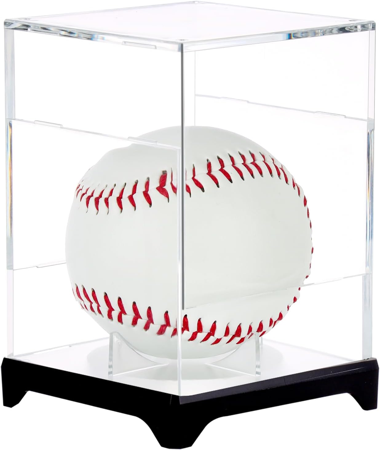 Skiennix Baseball Display Case - UV Protected Acrylic Boxes for 4 Baseballs | Durable & Stylish