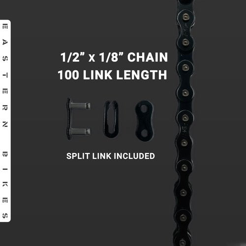 BMX Chain - Eastern Bikes 5-Series 1/2" x1/8" Silver