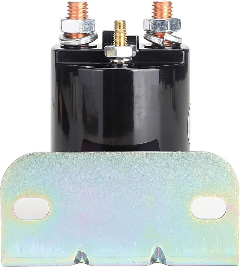 10L0L 24V Golf Cart Solenoid for EZGO Electric Golf Cart 1991-2008, 200A 4 Terminal, Replace OEM# 20468G3, 20468-G3, SLN1162, 72-501-42