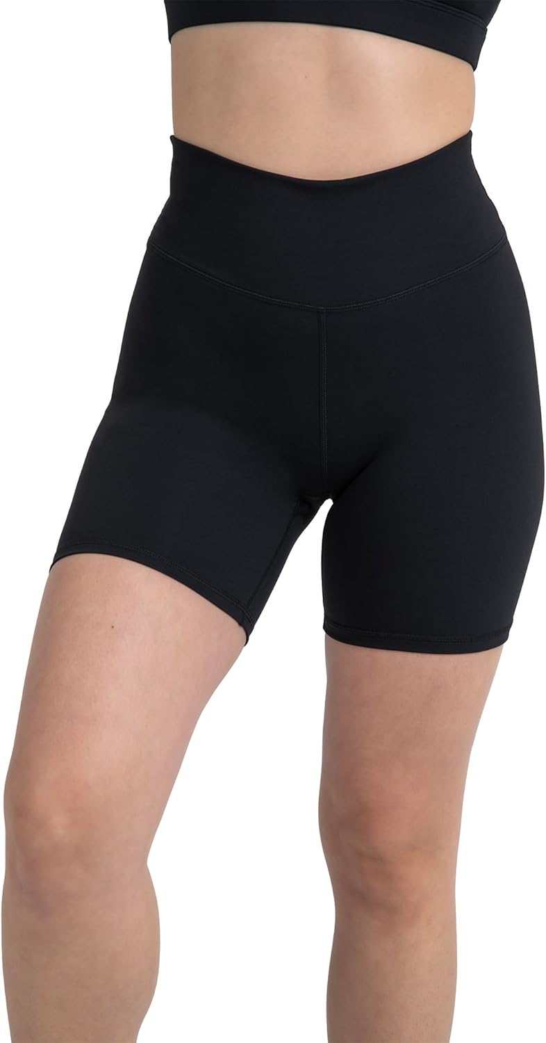 YITTY UltraLuxe High Waist Biker Shorts - 3''/6'' Squat Proof, Tummy Control for Yoga & Workout