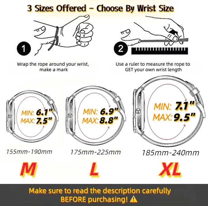 EKINGEEK For Fenix 7X/6X/5X Plus Band Replacement, 26mm QuickFit Nylon Watch Strap for Garmin Fenix 7X/6X Pro/5X Plus/Tactix 7 Delta/Enduro 2 Bands (Green Black-Black Buckle, Wrist Size L (6.9"-8.8"))