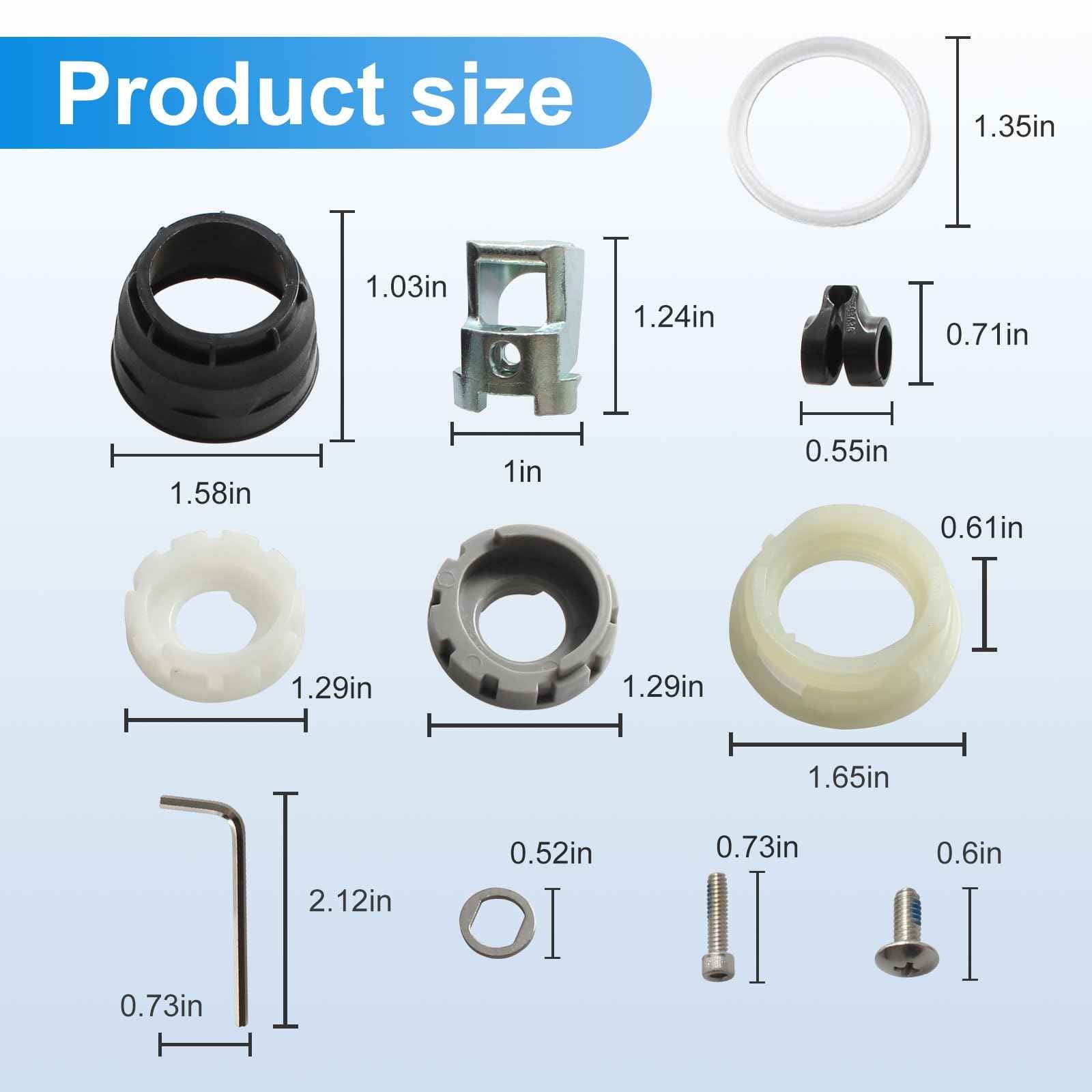 LEDBarz Moen Faucet Repair Kit 93980 - Replacement Single Handle Mechanism for Kitchen Parts