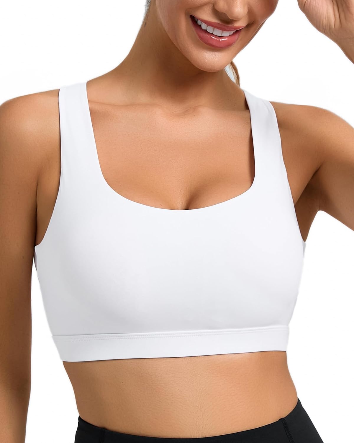 RUNNING GIRL High Support Sports Bra - High Impact Racerback for Women | Perfect for Workouts