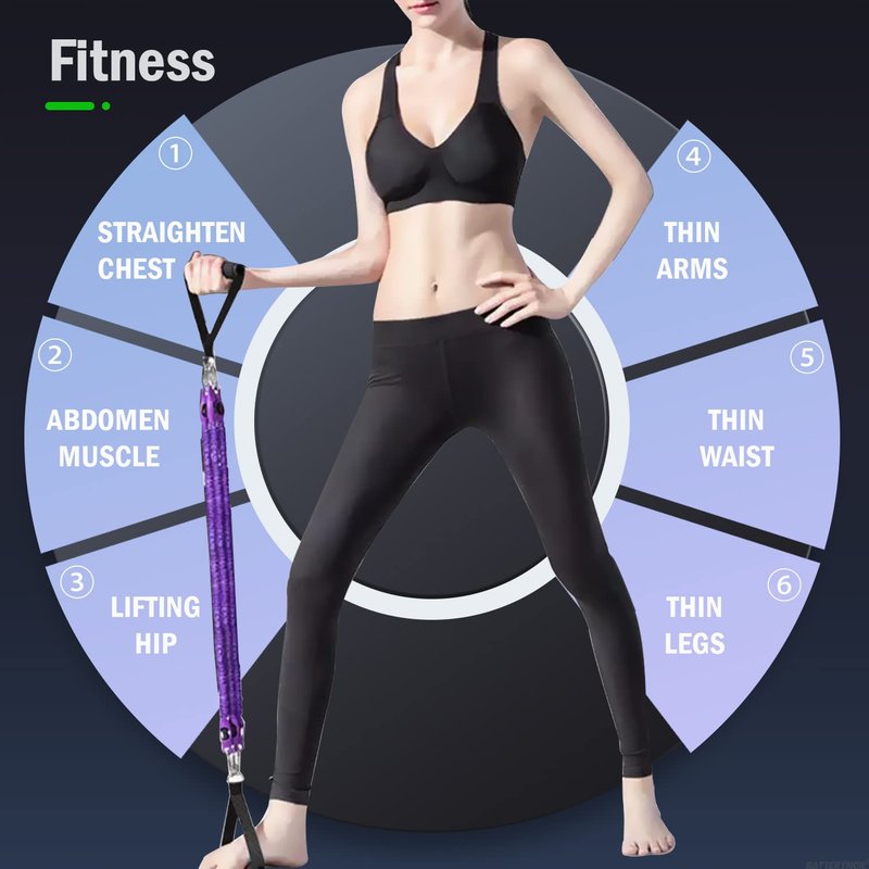 Sit up Exerciser Compatible with Pedal Resistance Band with Handle, Fit for Women Men Full Body Muscle Workout Leg Arm Strength Training Yoga Home Fitness