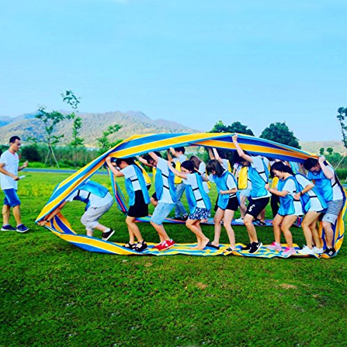 KINDEN Teamwork Run Mat for Field Day – 6m 0.45m Group Activity (Color002-20ft)