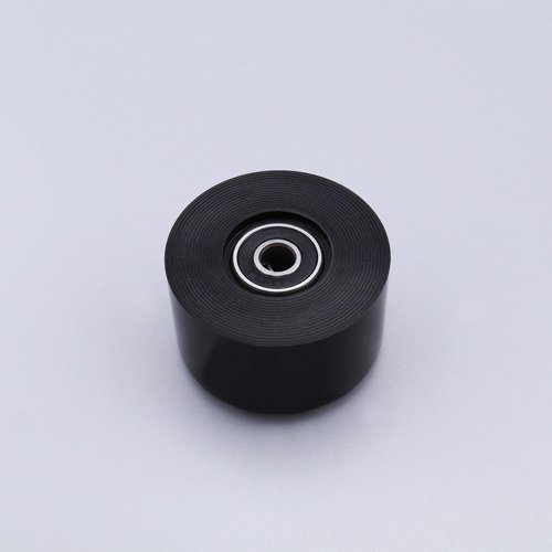 Create Idea 4PCS Roller Skates Wheels, 54mm Diameter, 80A Hardness, Quad Skates Replacement Wheels, Black, ABEC-9 Bearings, 4 Pack