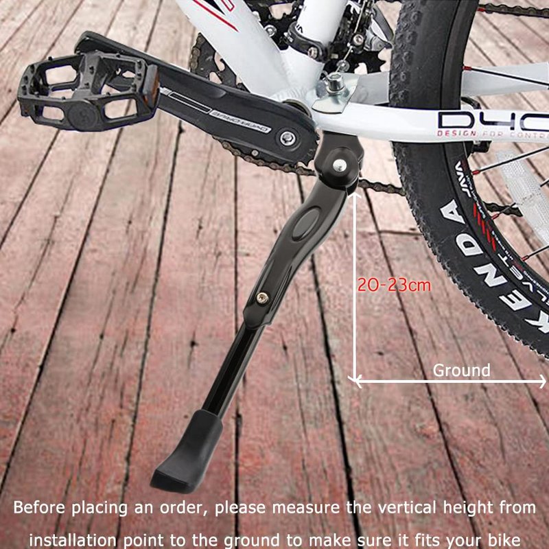 USONG Bike Kickstand Children's Bicycle Kickstand Single-side Stand Folding Bicycle Center Bracket 12" 14" 16" 18" 20" Bike Racks (For 14"-16" Bike)