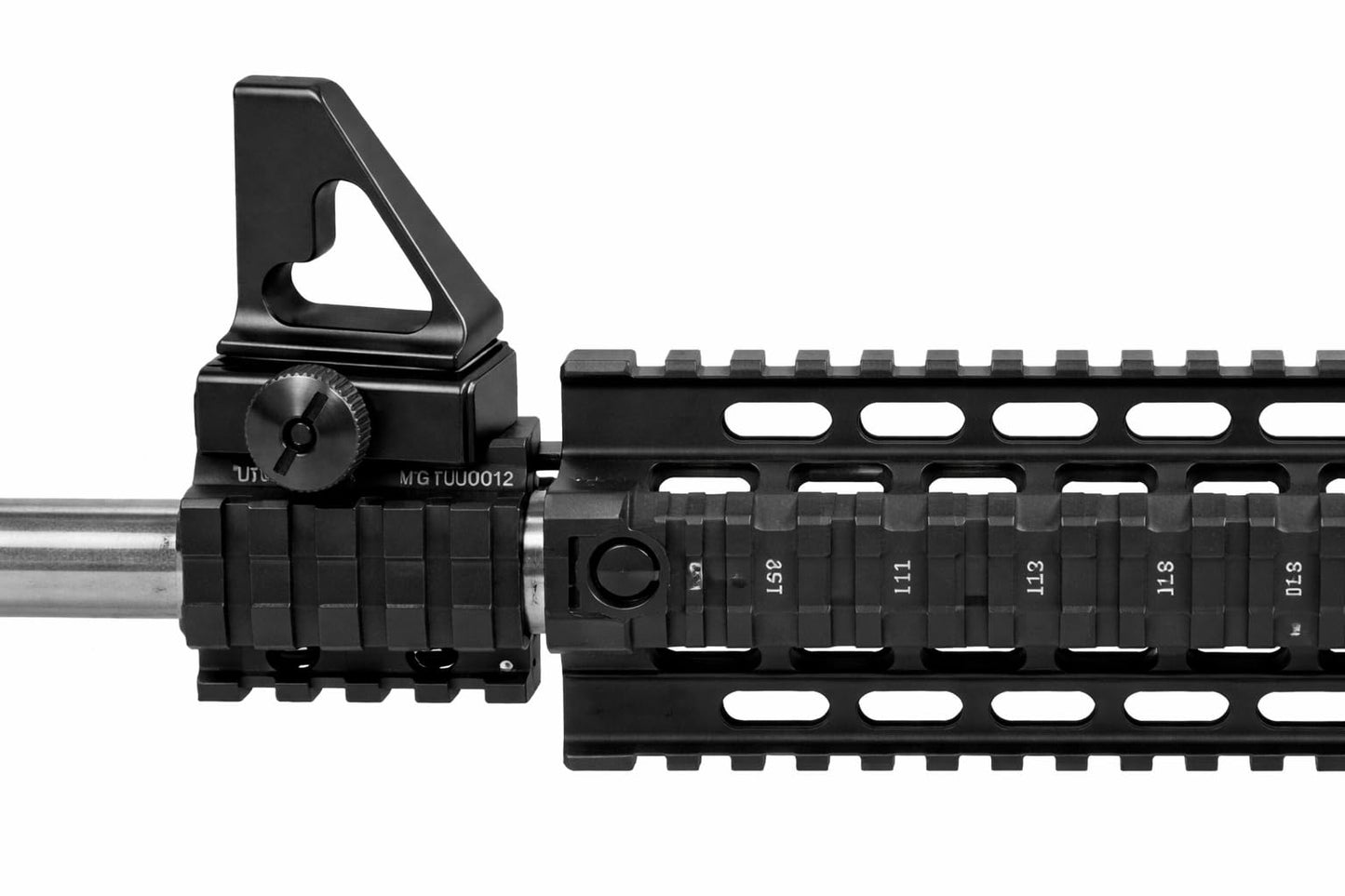 GOTICAL High Profile Front Iron Sight Compatible for Flat top Picatinny Weaver Rail with A2 Square Post Assembly - 2" Height (Pack of 1)