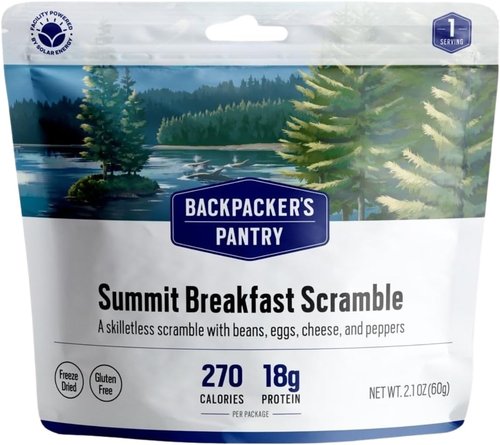 Backpacker's Pantry Granola with Blueberries & Almonds - Freeze-Dried Camping Food | 16g Protein, 6 Count
