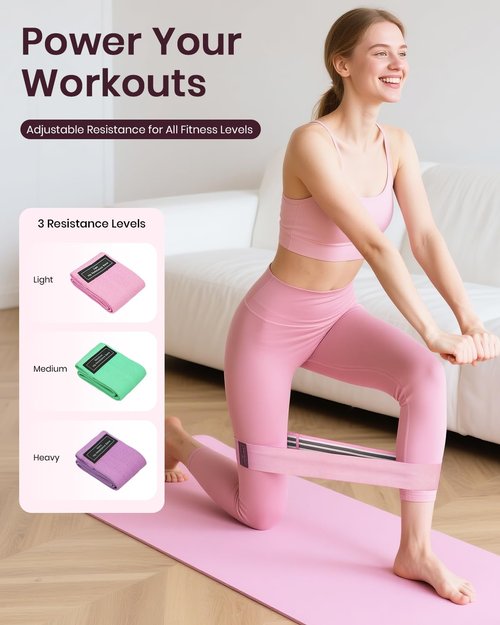 Fuelion Pilates Ring Set for Women, Home Workout Pilates Equipment with Resistance Bands, 14'' Magic Circle, Mini Ball, Pilates Starter Kit for Strength, Toning and Flexibility
