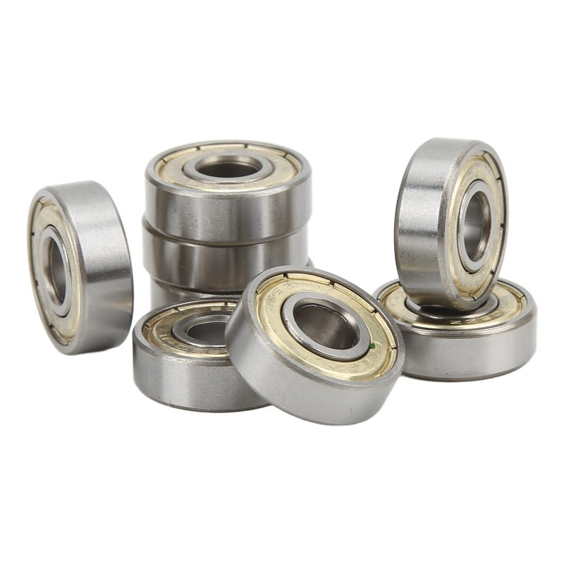 8Pcs 608ZZ Ball Bearing, ABEC 11 Carbon Steel Sealed Skateboard Bearings 8x22x7mm/0.31x0.9x0.28in for Skateboards Inline Skates Scooters