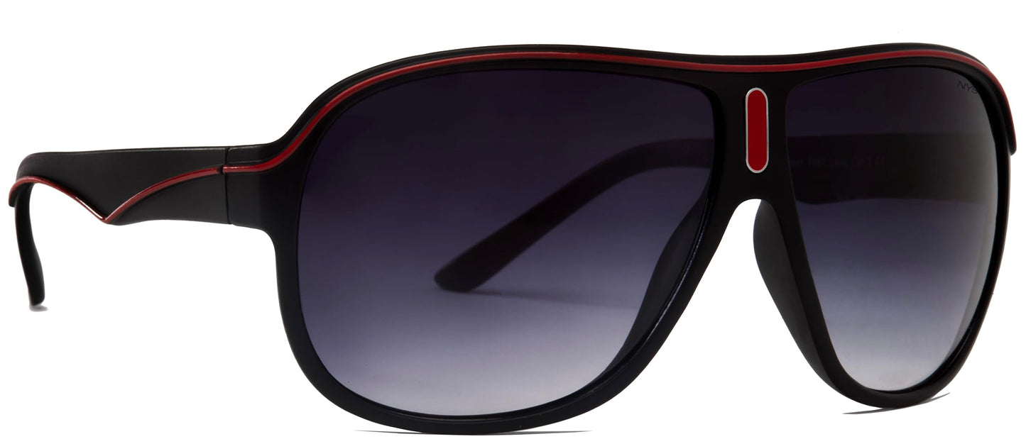 NYS Collection Aviator Sunglasses - Lightweight Durable Plastic Frame - For Men and Women -100% UV Prodection