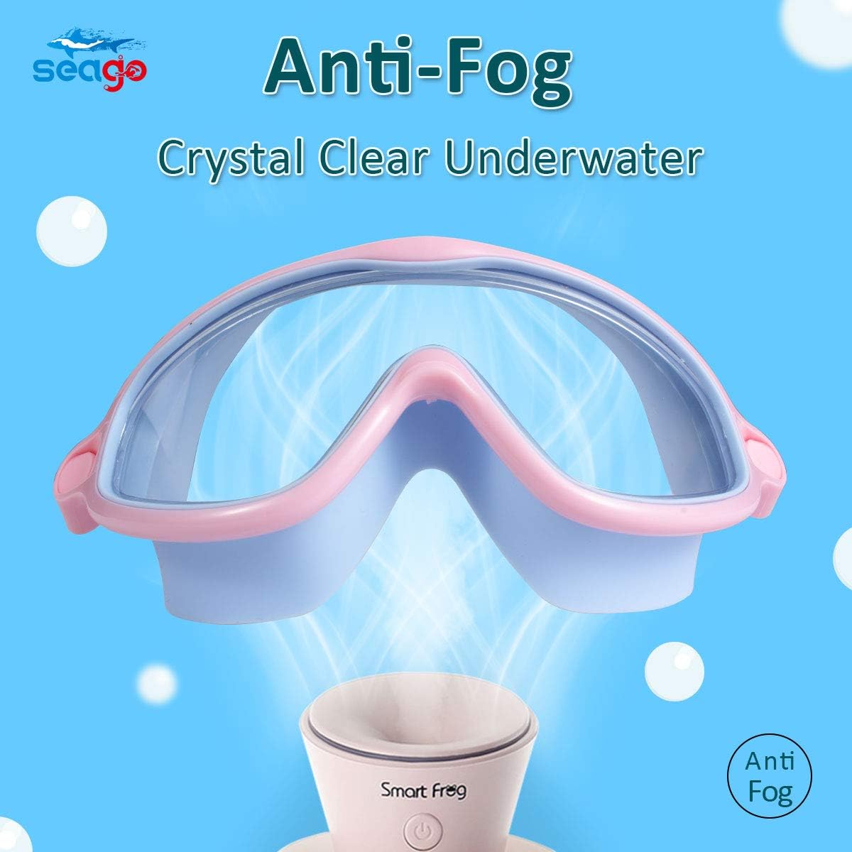 Skiennix Kids Swimming Goggles - Anti-Fog, UV Protection & Watertight Fit | 2 Pack for Ages 3-15