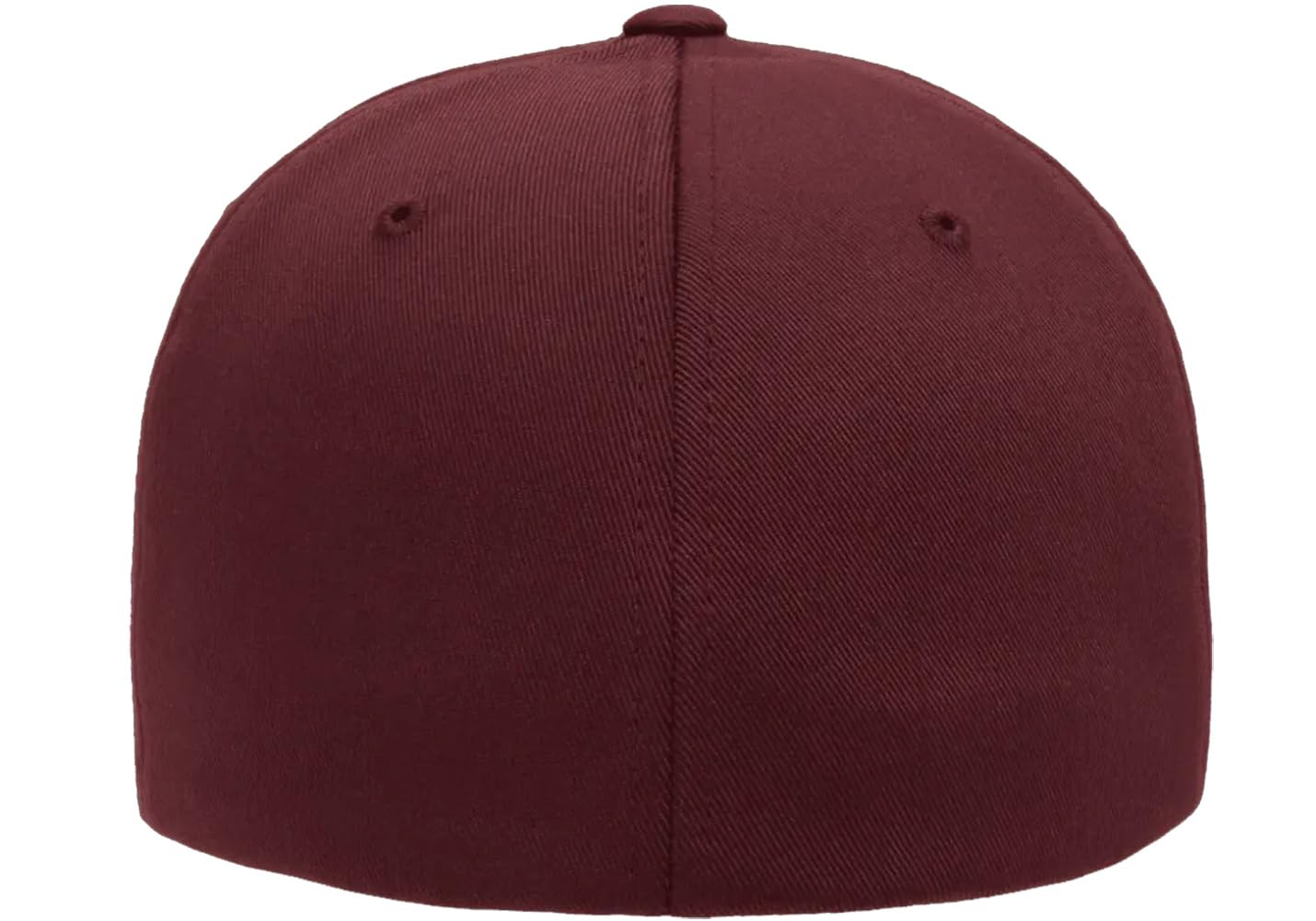 Men's Athletic Baseball Fitted Cap - Premium Baseball Cap - L/XL - Maroon