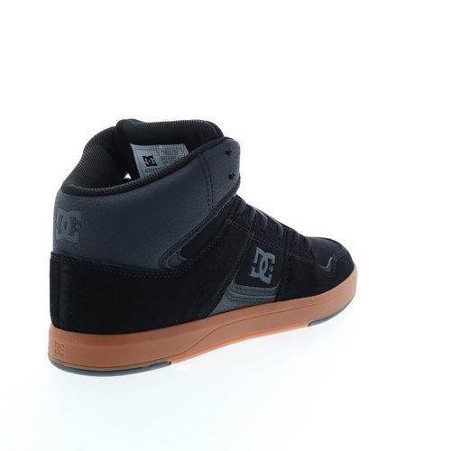DC Mens Cure Casual High-Top Skate Shoes Sneakers Black/Gum 1 13 D - Medium