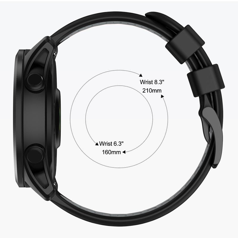 MYSNBKN Compatible with Garmin Forerunner 265 Replacement Band,Quick Release 22mm Watch Band for Forerunner 255,Vivoactive 4,Venu 2,Venu 3 Smartwatch