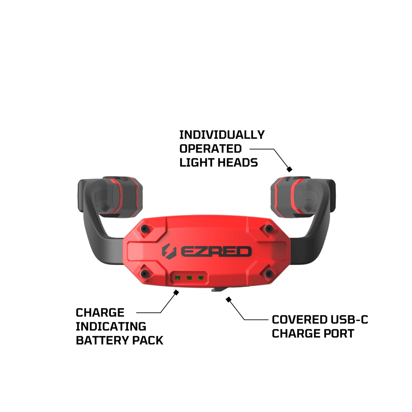 EZRED EZL35RNL-R Rechargeable 350 LM Neck Light - RED EZR-EZL35RNL-R