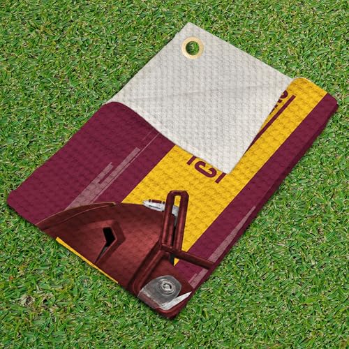 NFL Golf Towel - Absorbent Microfiber Waffle Fabric, 16x25 in