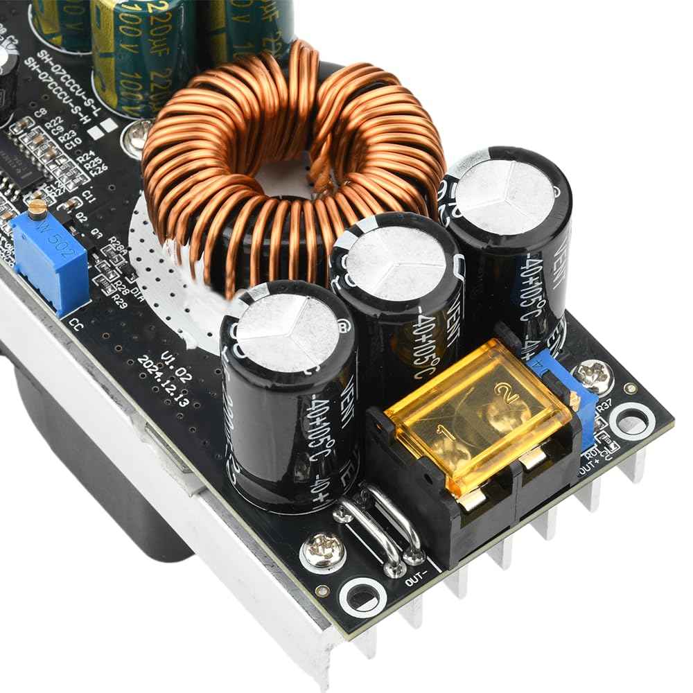 1200W Voltage Converter,Aideepen 20A Boost Converter Voltage Regulator DC-DC Boost Converter Car Step-up Power Supply Module Adjustable Voltage Converter 14V-85V to 14-120V