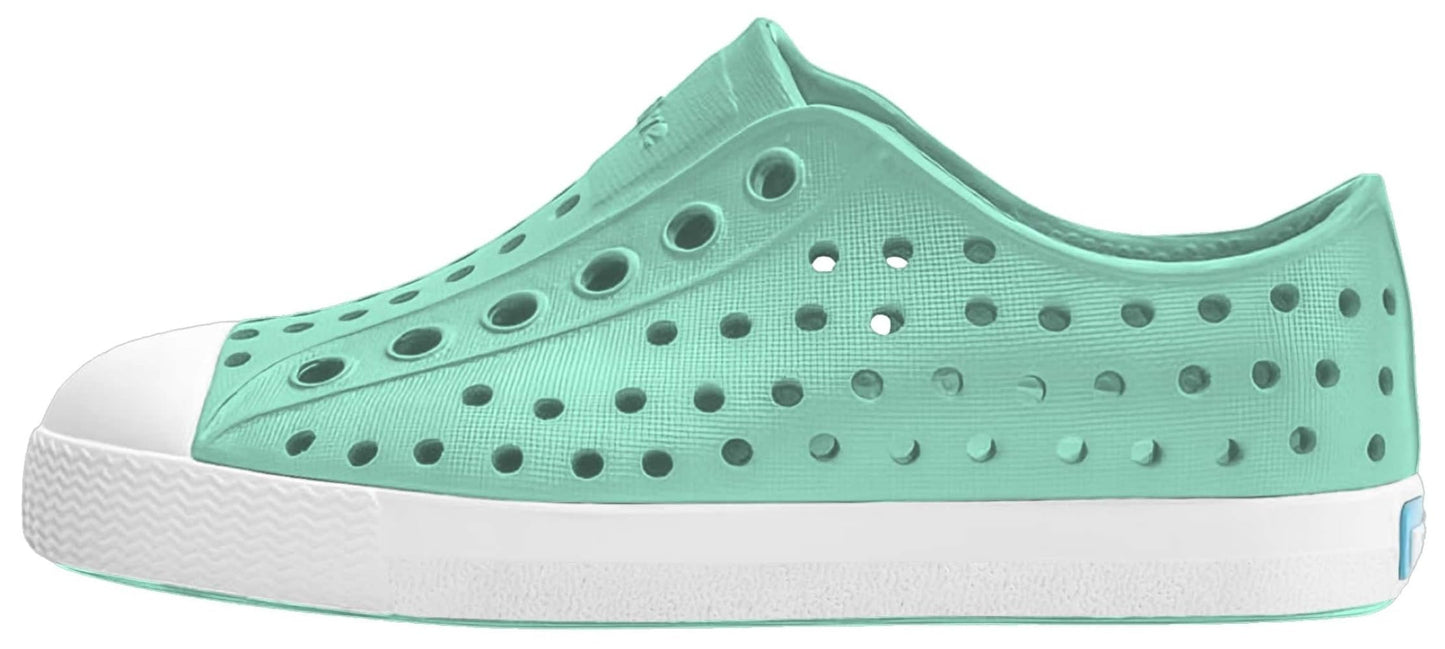 Native Shoes Unisex-Kids Jefferson Sneakers, Fresco Green/Shell White, 10 Toddler