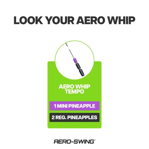 Aero Whip Shaft Tempo and Speed Golf Trainer, Flexible Shaft for Golf Training Aid, Great Golf Warm Up Tool, Swing Speed Air Resistance Training. (Black and Purple)