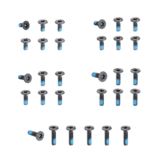 ohhunt Screws Set 30Pcs for Red Dot Sight Optics and Mount Includes #4-40 in 6.35mm/7.5mm/8.5mm/9.52mm/11.11mm Length 5 Sets of Screws 6 in Each Set