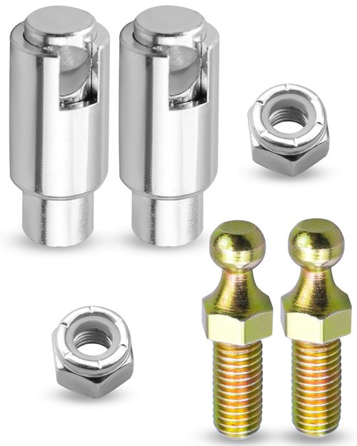 TIKSCIENCE Transmission Cable End Ball Stud Kit Fit for Club Car DS Gas 1984-Up Precedent 2004-2014 Gas Golf Cart Replace 1012333 1010954, Golf Cart Transmission Cable End