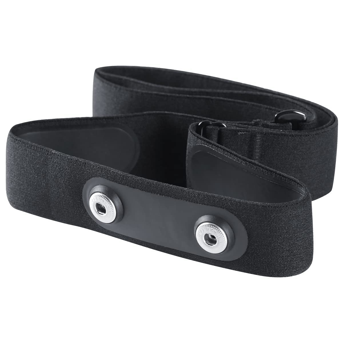 Rich Green Valley Sweat-Proof and Water-Proof Pro Chest Strap, Heart Rate Monitor Replacement Chest Strap Fits for Polar Wahoo Tickr Garmin Chest belt Black, Standard