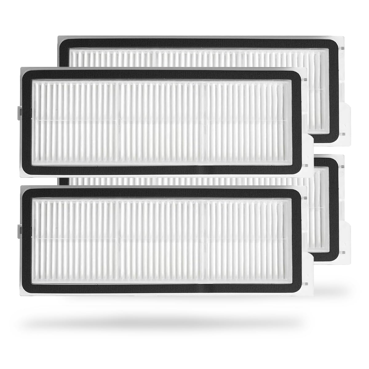 4Pack Washable Filter Replacement Parts For Roborock Qrevo MaxV,Qrevo S,Qrevo Plus,Qrevo Pro,Qrevo Curv,Qrevo Curv S5X,Qrevo Edge,Qrevo Edge S5A,QV35A Robot Vacuum Cleaners, High Efficiency Filters