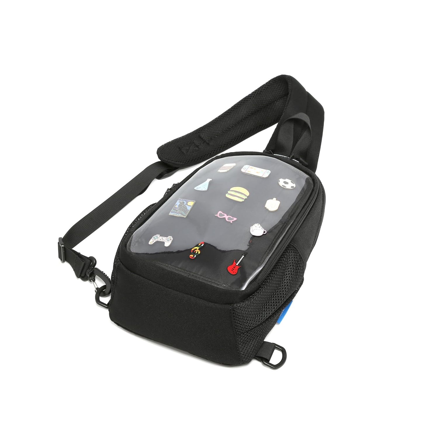 CHERRY SAUCE Kawaii Oxford Ita Bag Pin Display Chest Pack Shoulder Bag Sport Backpack Hiking Daypack