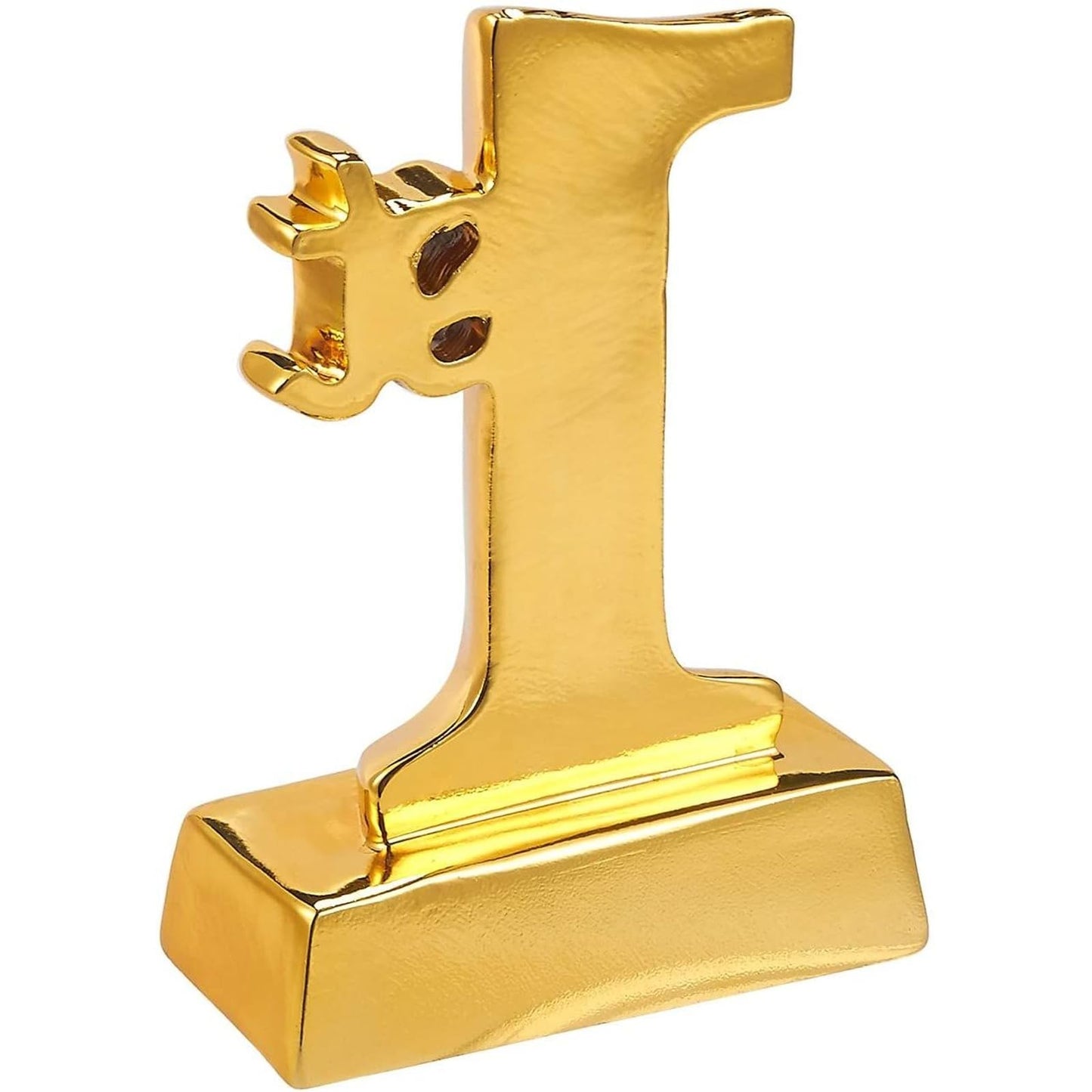 Maplefield Resin 1st Place Trophy - Gold Trophy Cup Finish - Winner Medal Recognition & Sports Award - Mini Awards for Kids & Adults - 5.5 x 3.5 x 1.75 in, Pack of 1