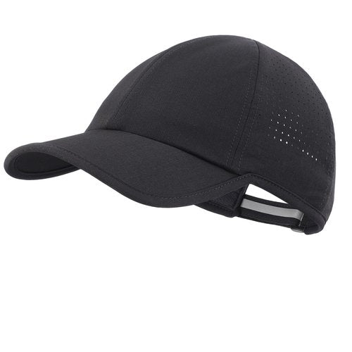 Home Prefer UPF50+ Water Repellent Quick Dry Sun Hat for Men Women Outdoor Sports Running Golf Reflective Adjustable Baseball Cap Black Large