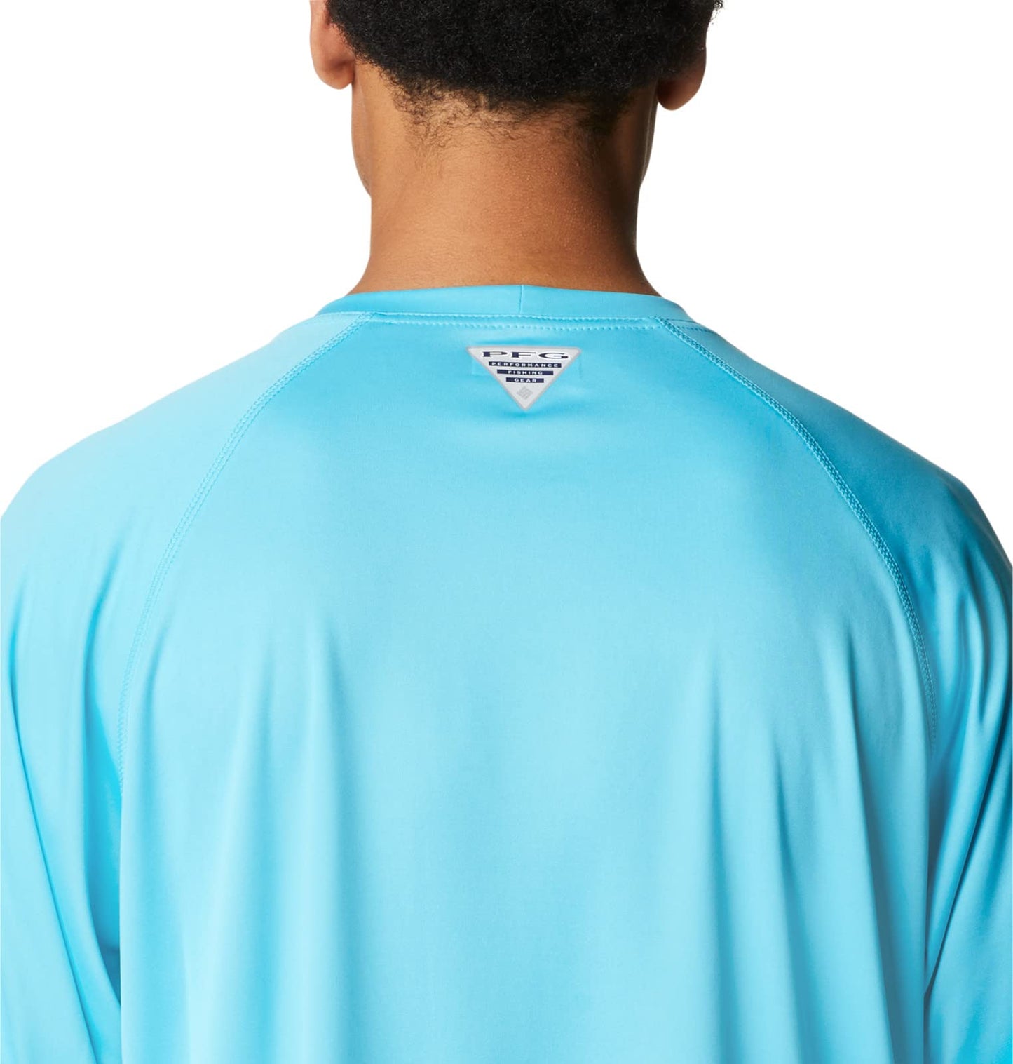 Columbia Men's Terminal Tackle Long Sleeve Shirt, Atoll/White Logo, 4X Big