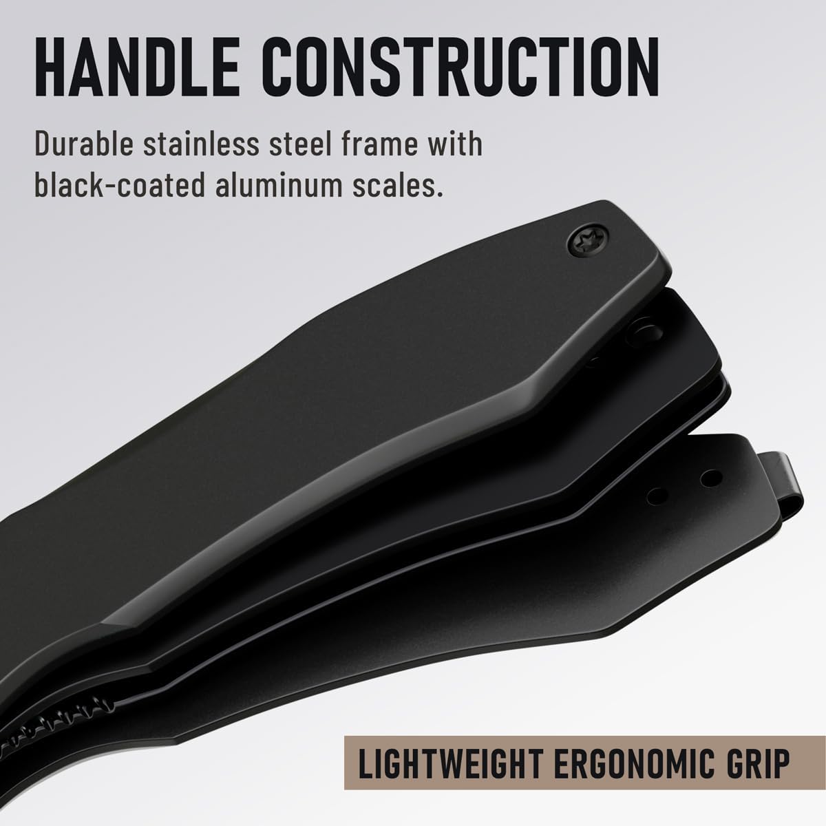 Skiennix High-End Folding Pocket Knife - D2 Steel Blade & Aluminum Handle | Elegant EDC Gift for Men & Women