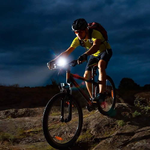 BLLREMIPSUR 2 PCS Bike Flashlight Mount Holder, Universal 360º Rotation Adjustable Bicycle Light Stand, Quick Release Double Buckle Style