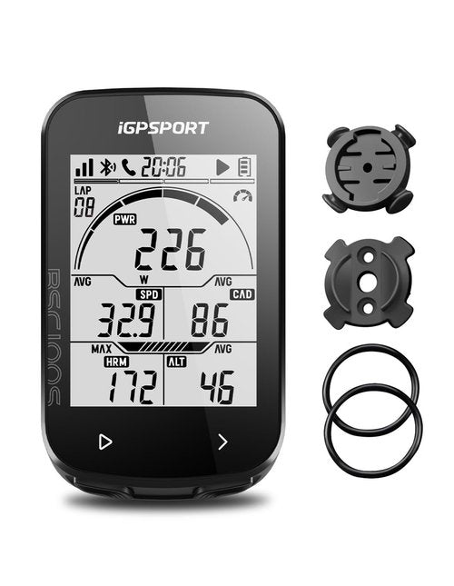 iGPSPORT BSC100S GPS Bike Computer Wireless, 2.6 inch LCD Display 40H Rechargeable Waterproof Cycling Computer (BSC100S)