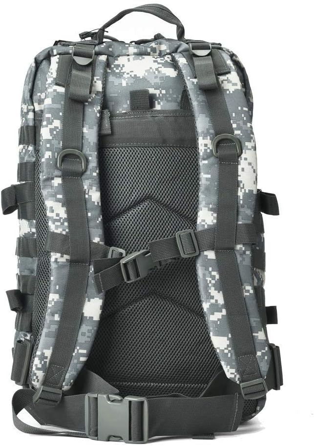 REEBOW GEAR Military Tactical Backpack - Large 3-Day Assault Pack | Molle Design in ACU Camo