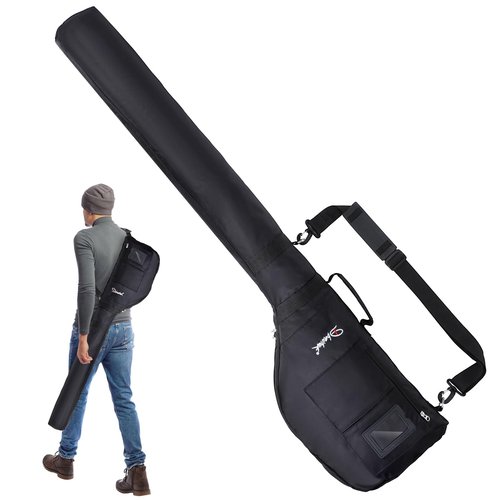 Number-one Golf Club Bag, Foldable Golf Carry Bag with Adjustable Sling Strap for 3-7 Clubs, Lightweight Golf Sunday Bag Ideal for Golf Course & Travel
