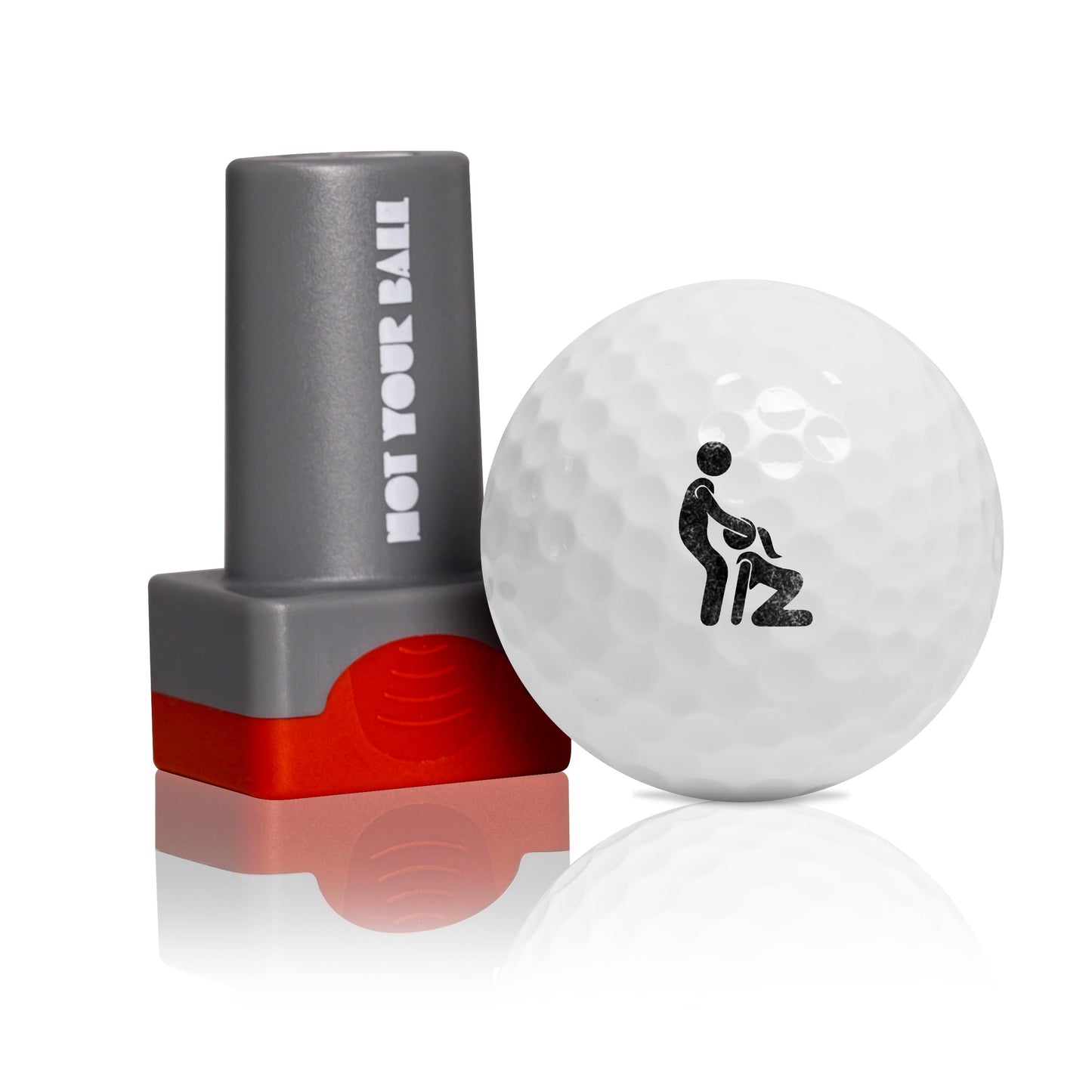 ZEETY Golf Ball Stamp – Waterproof, Quick-Dry Stamper with Permanent Ink for Custom Marking, Personalized Accessories & Funny Adult Golf Gifts for Men and Women Golfers (Club Polish)