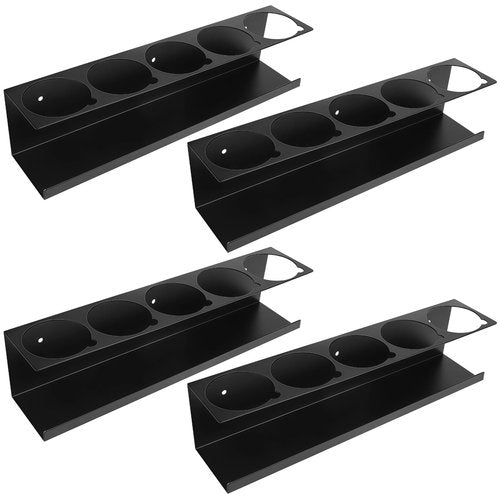 DORMIYA 4 Pcs Spray Can Holder Organizers, 5-can Wall-Mounted Aerosol Can Storage Racks with 3" Openings, Heavy-Duty Metal Paint Bottle Organizers for Garage, Shop, Utility Room