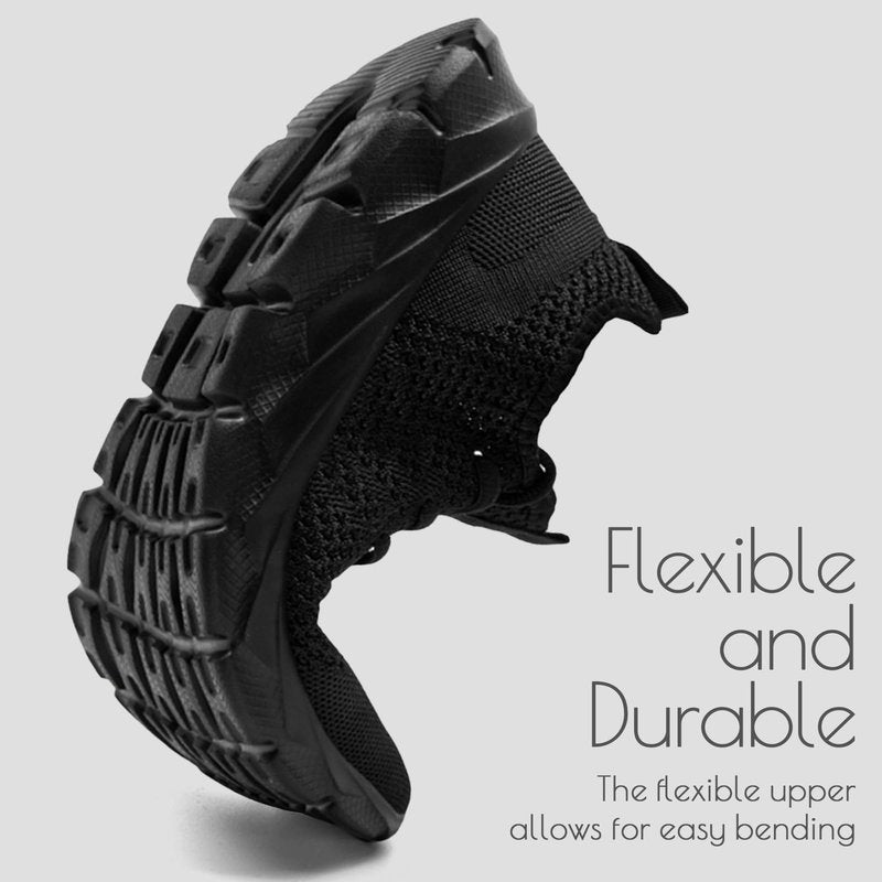 ZGPWZWL Running Sneakers for Men Shoes Athletic Tennis Gym Walking Casual Lightweight Breathable Workout Comfortable Sports Shoes Mens Black Size 11
