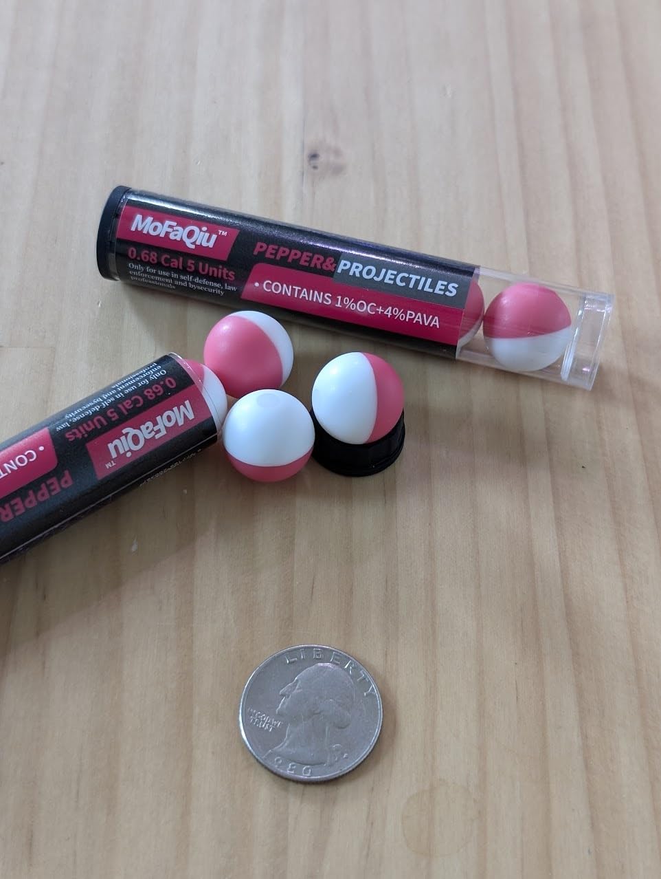 68 Cal(1% OC+4% PAVA) Pepper Balls,Nanometer Scale Ultrafine Powder,Fracture Groove Design,Laser Welding No Leakage,Pepper powder Balls,pepper Self Defense Balls,Compatible.68 Cal Pepper Ball launcher