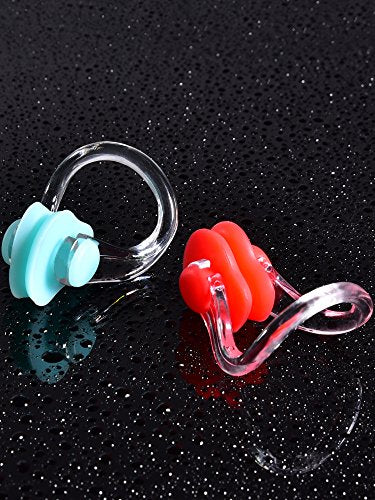 14 Pcs Waterproof Nose Clips for Swimming - Colorful Set